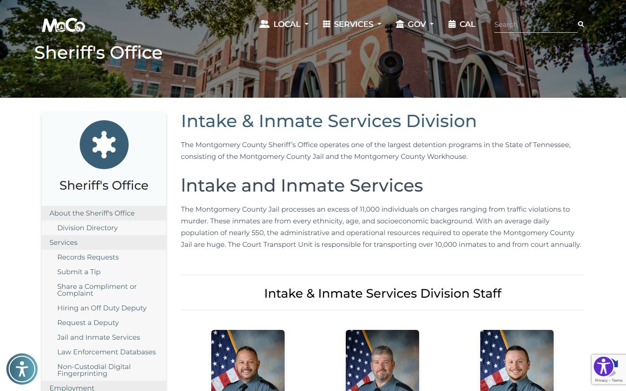 Clarksville released inmates county jail and sheriff records
