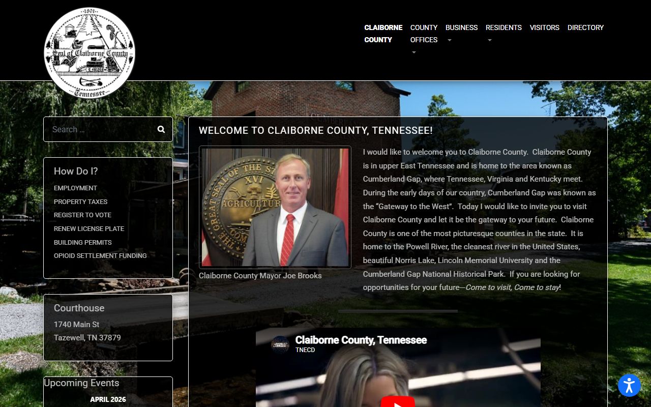 Claiborne County Released Inmates public records resource