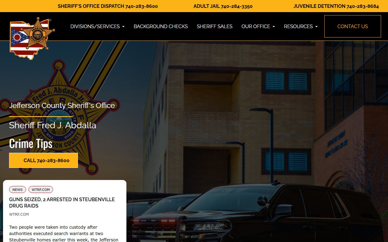 Jefferson County Released Inmates sheriff resource