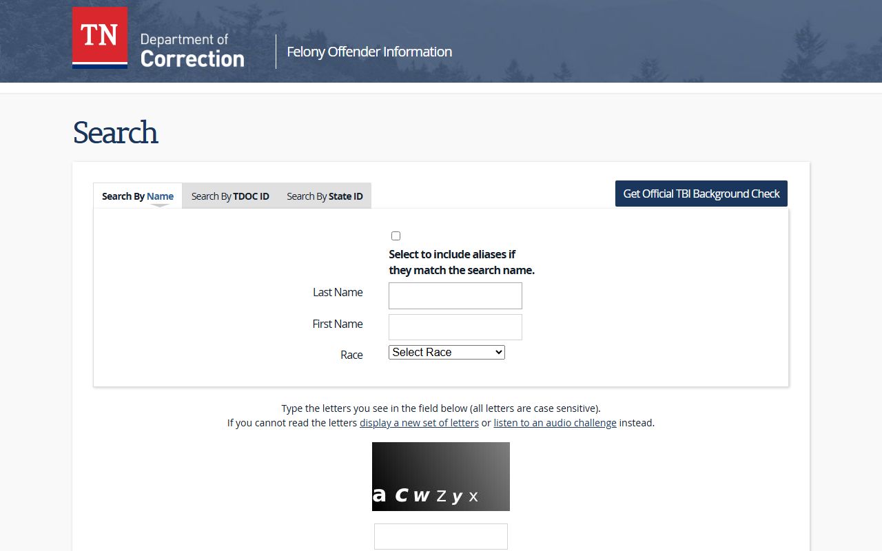 Washington County Released Inmates FOIL search resource